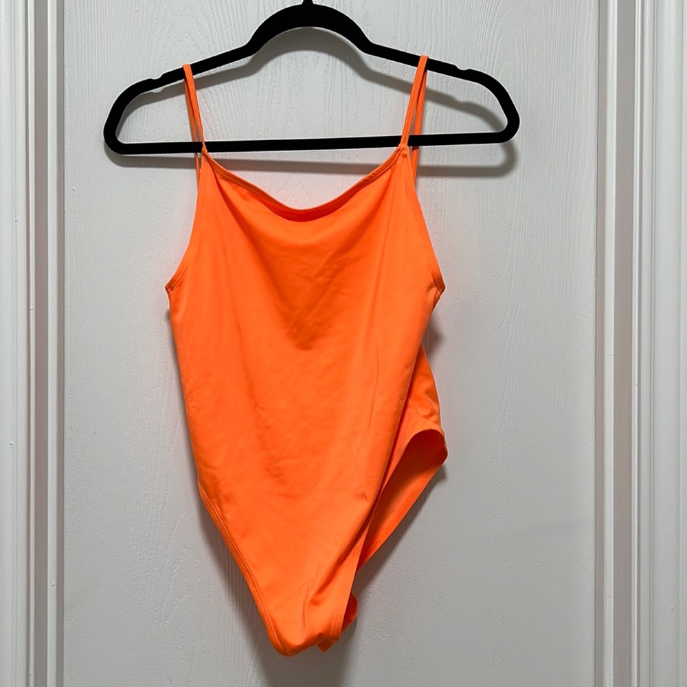 Orange swimsuit